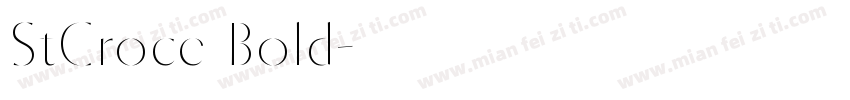 StCroce Bold字体转换